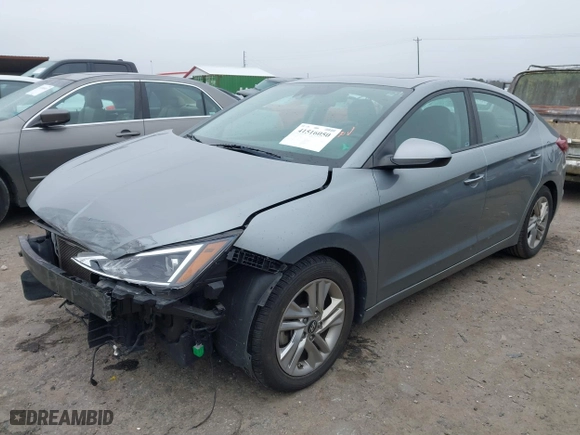 2019 Hyundai Elantra SEL with VIN KMHD84LF0KU766660, listed as a IAAI auction lot 41516050 with 75,288 mi miles. Bid and sale history available at carsss.com. Image 18.