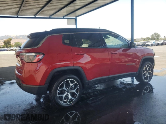 2025 Jeep Compass Limited with VIN 3C4NJDCN7ST600361, listed as a Copart auction lot 62114475 with 180 mi miles and Salvage title. Bid and sale history available at DreamBid. Image 3.