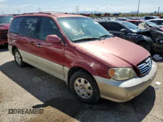 2003 Kia Sedona LX with VIN KNDUP131X36347280, listed as a Copart auction lot 66036964 with 0 mi miles and Salvage Title. Bid and sale history available at carsss.com. Image 4.
