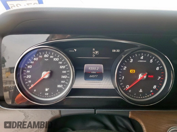 2019 Mercedes-Benz E 300 with VIN WDDZF4JB2KA618999, listed as a Copart auction lot 56915465 with 64,077 mi miles and Salvage title. Bid and sale history available at DreamBid. Image 9.