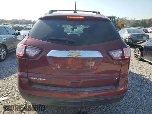 2017 Chevrolet Traverse LT with VIN 1GNKRHKD6HJ122307, listed as a Copart auction lot 77060244 with 155,965 mi miles and Salvage Title. Bid and sale history available at DreamBid. Image 6.