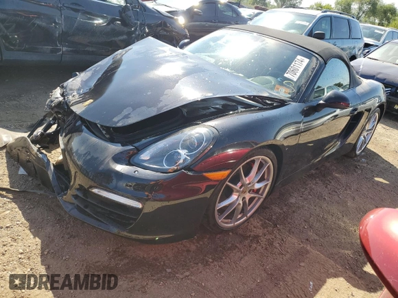 2013 Porsche Boxster S with VIN WP0CB2A8XDS133480, listed as a Copart auction lot 70601174 with 45,638 mi miles and Salvage Title. Bid and sale history available at carsss.com. Image 1.