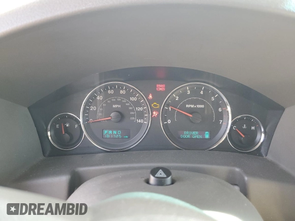 2007 Jeep Commander Limited with VIN 1J8HG58PX7C654745, listed as a Copart auction lot 81291764 with 181,725 mi miles and Clean title. Bid and sale history available at DreamBid. Image 9.