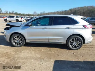 2019 Ford Edge Titanium with VIN 2FMPK3K98KBC68569, listed as a IAAI auction lot 41209347 with 75,519 mi miles. Bid and sale history available at carsss.com. Image 14.