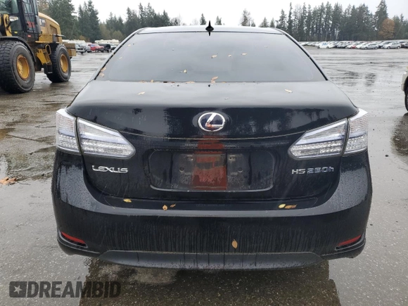 2010 Lexus HS with VIN JTHBB1BA5A2034079, listed as a Copart auction lot 78385944 with 127,518 mi miles and Salvage Title. Bid and sale history available at carsss.com. Image 6.