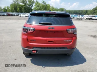 2020 Jeep Compass Trailhawk z VIN 3C4NJDDB5LT238584, wystawiony jako Copart lot #65119345 z przebiegiem 37 854 mil mil oraz Szkoda całkowita • Salvage title. Historia ofert i sprzedaży dostępna na DreamBid. Obrazek 6.