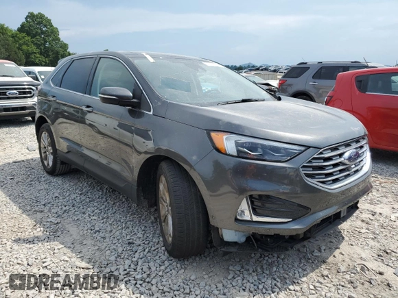 2020 Ford Edge Titanium with VIN 2FMPK3K9XLBB60780, listed as a Copart auction lot 62354735 with 60,328 mi miles and Salvage title. Bid and sale history available at DreamBid. Image 4.