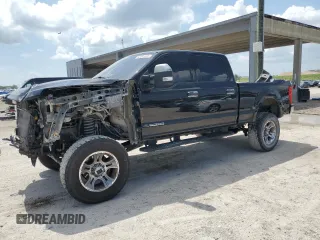 2019 Ford F-250 XL with VIN 1FT7W2BT1KEG46752, listed as a Copart auction lot 63385325 with 107,340 mi miles and Salvage title. Bid and sale history available at DreamBid. Image 1.
