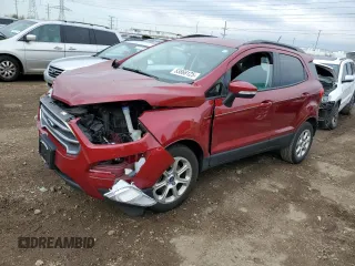 2020 Ford EcoSport SE z VIN MAJ3S2GEXLC317653, wystawiony jako Copart lot #53866125 z przebiegiem 49 488 mil mil oraz Szkoda całkowita • Salvage title. Historia ofert i sprzedaży dostępna na DreamBid. Obrazek 1.