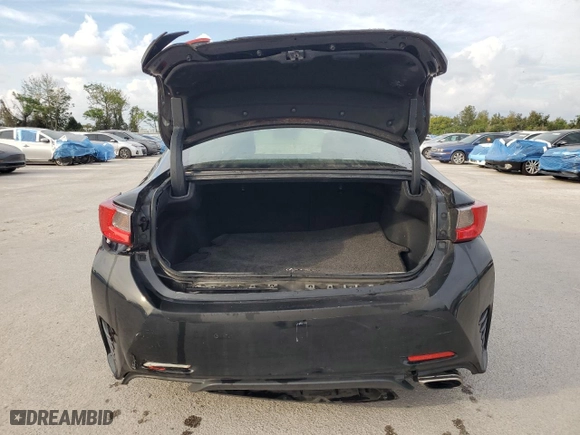 2016 Lexus RC 200t with VIN JTHHA5BC1G5001884, listed as a Copart auction lot 77902814 with 133,707 mi miles and Salvage Title. Bid and sale history available at carsss.com. Image 6.