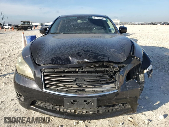 2012 Infiniti M with VIN JN1BY1APXCM334457, listed as a Copart auction lot 82356954 with Not Provided miles and Salvage Title. Bid and sale history available at carsss.com. Image 5.