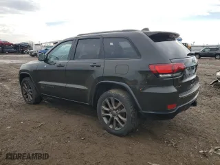 2016 Jeep Grand Cherokee Limited 75th Anniversary with VIN 1C4RJFBG8GC426805, listed as a Copart auction lot 43788395 with 187,543 mi miles and Salvage Title. Bid and sale history available at carsss.com. Image 2.