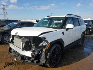 2025 Hyundai Santa Fe Calligraphy z VIN 5NMP5DGLXSH069580, wystawiony jako Copart lot #43256255 z przebiegiem 79 mil mil oraz Szkoda całkowita • Salvage title. Historia ofert i sprzedaży dostępna na DreamBid. Obrazek 1.