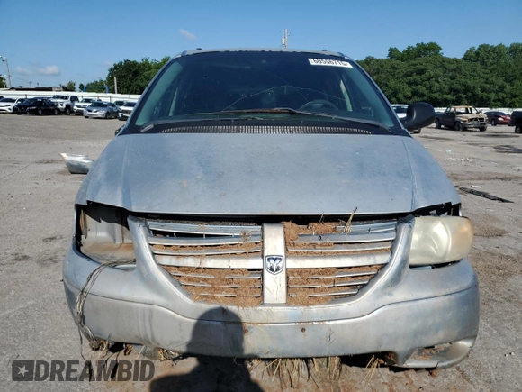 2005 Dodge Caravan SXT with VIN 1D4GP45R15B164848, listed as a Copart auction lot 60556715 with 184,316 mi miles and Non repairable. Bid and sale history available at DreamBid. Image 5.