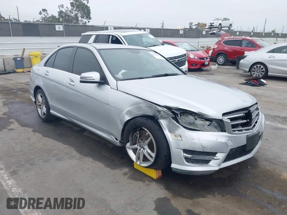 2014 Mercedes-Benz C 250 Sport with VIN WDDGF4HB8EA966999, listed as a IAAI auction lot 42452823 with 143,339 mi miles and . Bid and sale history available at DreamBid. Image 6.