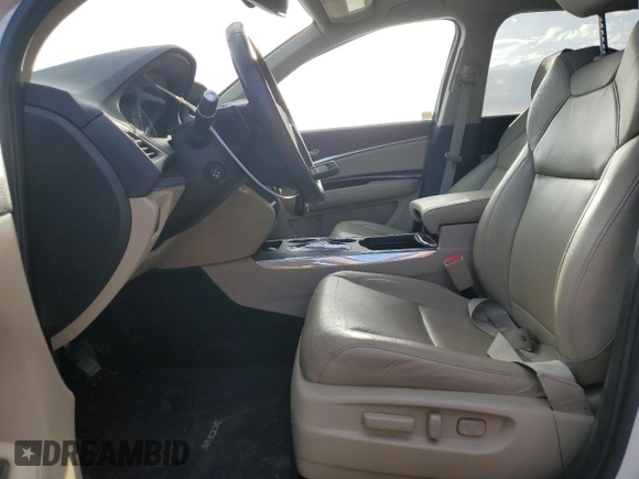 2016 Acura MDX w/Tech with VIN 5FRYD4H41GB042385, listed as a Copart auction lot 51520865 with 70,504 mi miles and Salvage Title. Bid and sale history available at carsss.com. Image 7.
