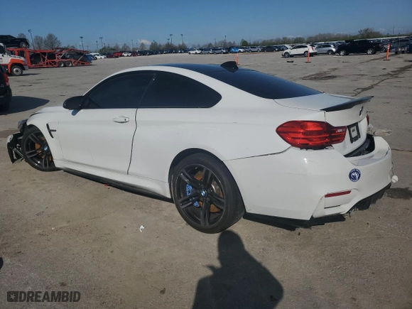 2016 BMW M4 with VIN WBS3R9C53GK336943, listed as a Copart auction lot 52157535 with 103,850 mi miles and Salvage Title. Bid and sale history available at carsss.com. Image 2.