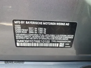 2024 BMW 3 Series 330e with VIN 3MW39FF07R8E10100, listed as a Copart auction lot 74525254 with 0 mi miles and Non Repairable. Bid and sale history available at carsss.com. Image 13.