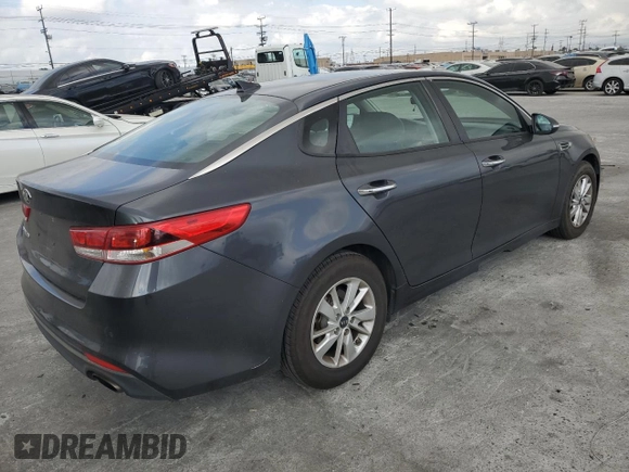 2018 Kia Optima LX z VIN KNAGT4L34J5213019, wystawiony jako Copart lot #54748065 z przebiegiem 97 798 mil mil oraz Szkoda całkowita • Salvage title. Historia ofert i sprzedaży dostępna na DreamBid. Obrazek 3.
