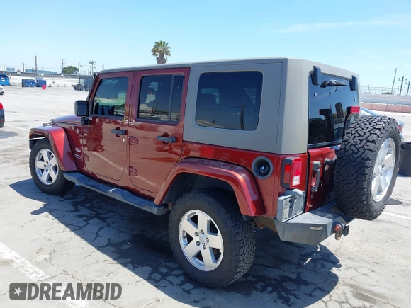 2008 Jeep Wrangler Unlimited Sahara with VIN 1J4GA59108L594193, listed as a IAAI auction lot 42272239 with 161,912 mi miles and . Bid and sale history available at DreamBid. Image 3.