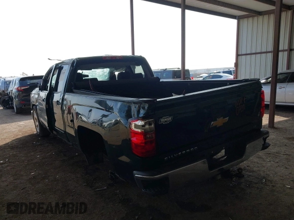 2015 Chevrolet Silverado 1500 LT with VIN 1GCRCREC6FZ161835, listed as a IAAI auction lot 41516896 with 206,305 mi miles. Bid and sale history available at carsss.com. Image 3.