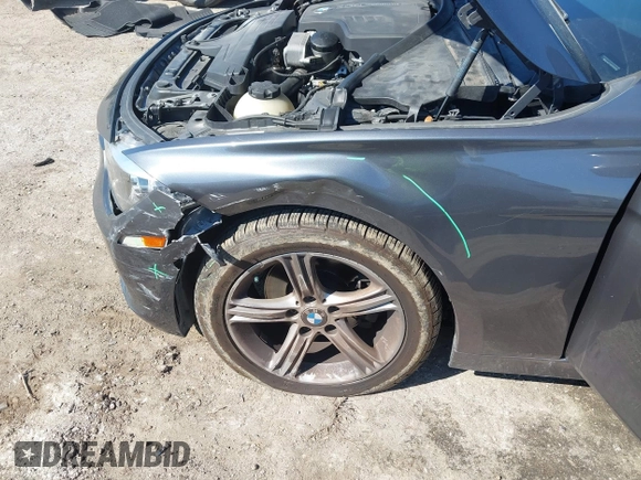 2013 BMW 3 Series 328i with VIN WBA3A5C50DF355734, listed as a IAAI auction lot 41629338 with 120,932 mi miles. Bid and sale history available at carsss.com. Image 6.