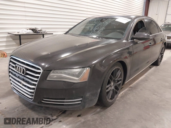 2011 Audi A8 with VIN WAURVAFD1BN016929, listed as a IAAI auction lot 42144918 with 171,874 mi miles and . Bid and sale history available at DreamBid. Image 2.