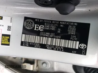 2021 Toyota Corolla L with VIN 5YFBPMBE0MP154210, listed as a Copart auction lot 48255465 with 159,307 mi miles and Salvage Title. Bid and sale history available at carsss.com. Image 12.