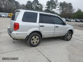 2004 Honda Pilot EX with VIN 2HKYF18584H540096, listed as a Copart auction lot 46114295 with 278,775 mi miles and Salvage Title. Bid and sale history available at carsss.com. Image 3.