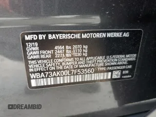 2020 BMW 2 Series 228i xDrive with VIN WBA73AK00L7F53560, listed as a Copart auction lot 81762343 with 49,019 mi miles. Bid and sale history available at carsss.com. Image 12.