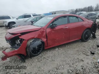 2023 Mercedes-Benz CLA 250 with VIN W1K5J4GB1PN418006, listed as a Copart auction lot 46651255 with 19,887 mi miles and Salvage Title. Bid and sale history available at DreamBid. Image 1.