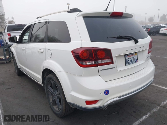 2017 Dodge Journey Crossroad Plus z VIN 3C4PDCGG1HT566478, wystawiony jako IAAI lot #42093451 z przebiegiem 72 398 mil mil oraz . Historia ofert i sprzedaży dostępna na DreamBid. Obrazek 3.