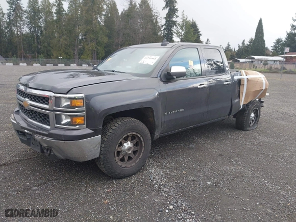 2015 Chevrolet Silverado 1500 Work Truck with VIN 1GCVKPEC1FZ401637, listed as a IAAI auction lot 41750460 with 162,729 mi miles. Bid and sale history available at carsss.com. Image 2.