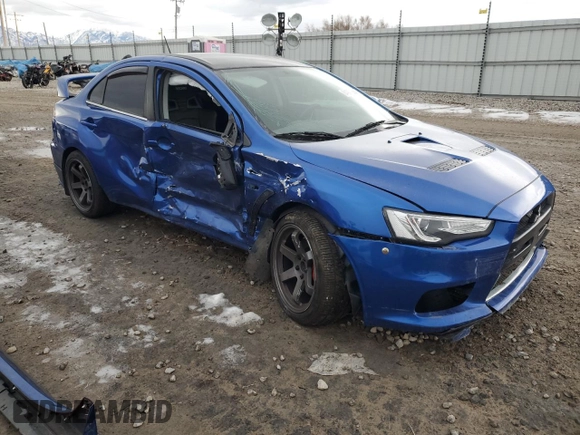 2008 Mitsubishi Lancer Evolution GSR with VIN JA3AW86V38U049989, listed as a Copart auction lot 84926554 with 99,312 mi miles and Salvage Title. Bid and sale history available at carsss.com. Image 4.