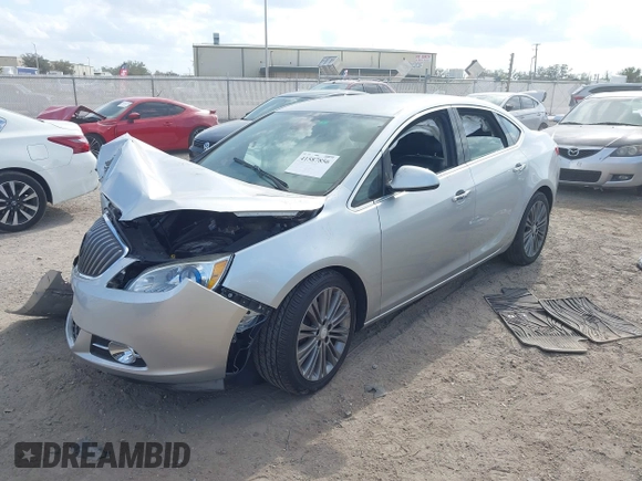 2013 Buick Verano Leather Group with VIN 1G4PS5SK8D4154082, listed as a IAAI auction lot 41587856 with 134,097 mi miles. Bid and sale history available at carsss.com. Image 16.