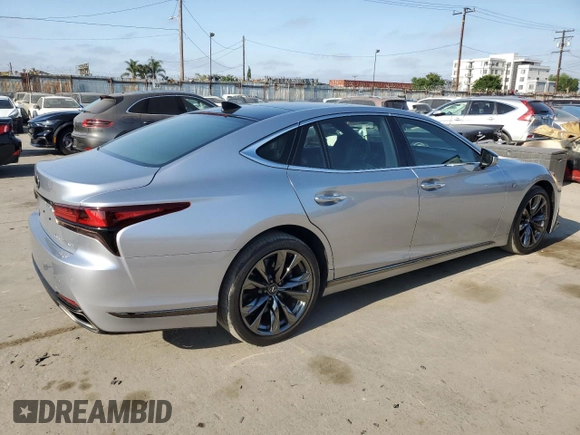 2021 Lexus LS z VIN JTHF51GF2M5008720, wystawiony jako Copart lot #58094635 z przebiegiem 29 010 mil mil oraz Szkoda całkowita • Salvage title. Historia ofert i sprzedaży dostępna na DreamBid. Obrazek 3.