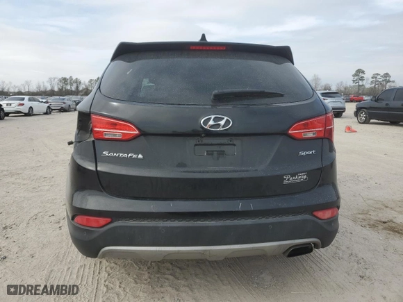 2014 Hyundai Santa Fe Sport with VIN 5XYZU3LB5EG148401, listed as a Copart auction lot 88605725 with 141,628 mi miles and Salvage Title. Bid and sale history available at carsss.com. Image 6.