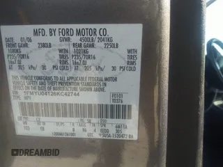 2006 Ford Escape Limited with VIN 1FMYU04126KC42744, listed as a IAAI auction lot 40839433 with 161,429 mi miles and . Bid and sale history available at DreamBid. Image 9.