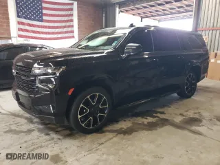 2023 Chevrolet Suburban RST with VIN 1GNSCEKD0PR190408, listed as a Copart auction lot 47892105 with 73,200 mi miles and Salvage Title. Bid and sale history available at carsss.com. Image 1.