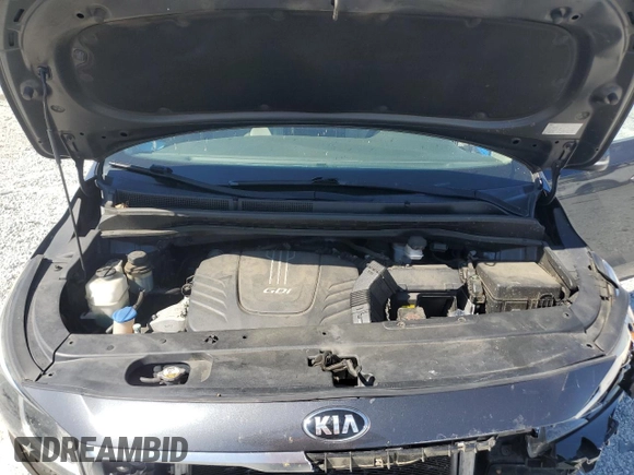 2017 Kia Sedona LX with VIN KNDMB5C12H6283197, listed as a Copart auction lot 53257325 with 140,440 mi miles and Salvage Title. Bid and sale history available at DreamBid. Image 13.