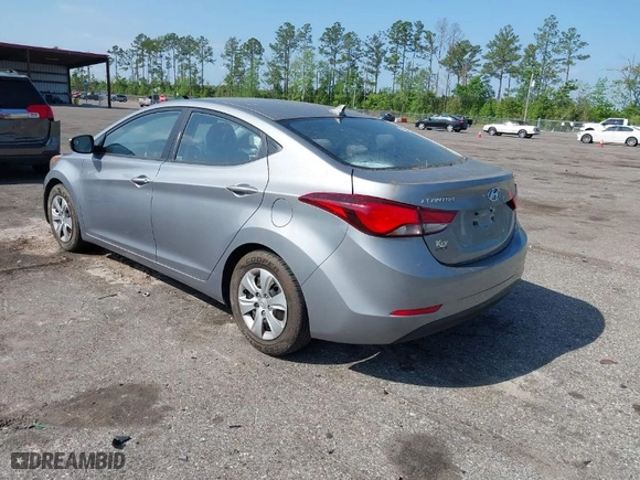 2016 Hyundai Elantra SE with VIN KMHDH4AE6GU482208, listed as a IAAI auction lot 41941480 with 47,255 mi miles. Bid and sale history available at carsss.com. Image 3.