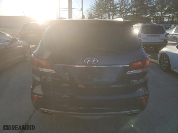 2017 Hyundai Santa Fe SE with VIN KM8SMDHF3HU226417, listed as a Copart auction lot 42875365 with 181,103 mi miles and Clean Title. Bid and sale history available at carsss.com. Image 6.