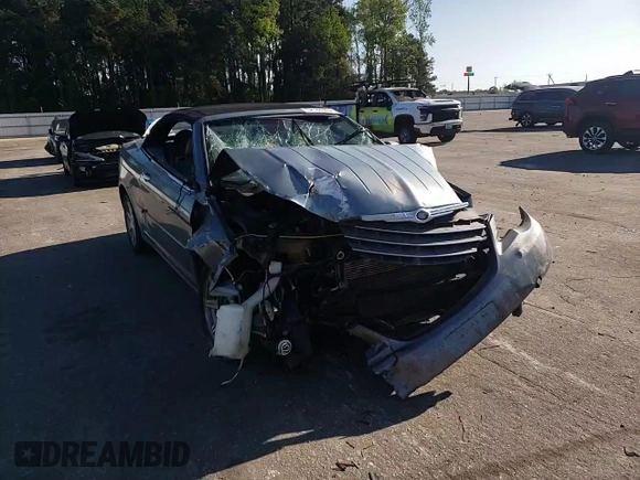 2008 Chrysler Sebring Limited with VIN 1C3LC65M38N676562, listed as a Copart auction lot 52184965 with Not Provided miles and Salvage Title. Bid and sale history available at carsss.com. Image 10.