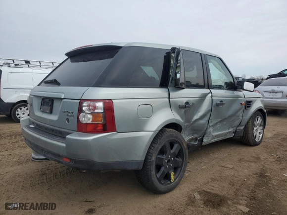 2006 Land Rover Range Rover Sport HSE with VIN SALSF25406A927154, listed as a Copart auction lot 44403905 with 163,701 mi miles and Salvage Title. Bid and sale history available at carsss.com. Image 3.