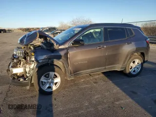 2022 Jeep Compass Latitude с VIN 3C4NJDBB5NT161351, выставлен на аукционе Copart как лот 46244465 с пробегом 65 744 миль миль и Списание • Salvage title. История ставок и продаж доступна на DreamBid. Изображение 1.