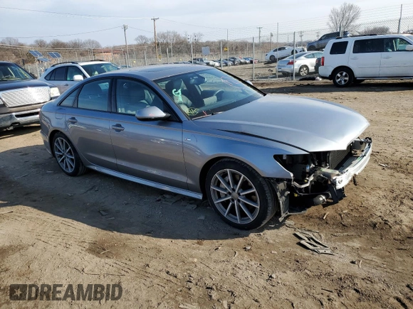 2018 Audi A6 Premium Plus with VIN WAUG8AFC6JN100524, listed as a Copart auction lot 72943342 with 25,803 mi miles. Bid and sale history available at carsss.com. Image 4.