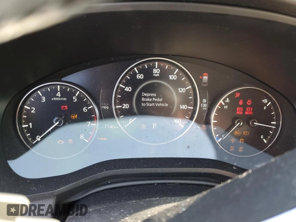 2024 Mazda CX-90 Preferred with VIN JM3KKBHD3R1175038, listed as a Copart auction lot 53909625 with 7,140 mi miles and Salvage title. Bid and sale history available at DreamBid. Image 9.