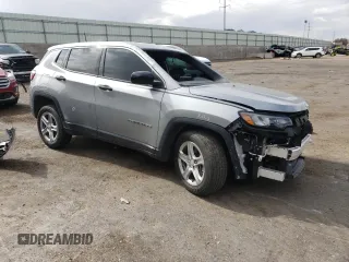 2023 Jeep Compass Sport z VIN 3C4NJDAN8PT508895, wystawiony jako Copart lot #57357745 z przebiegiem 19 211 mil mil oraz Szkoda całkowita • Salvage title. Historia ofert i sprzedaży dostępna na DreamBid. Obrazek 4.