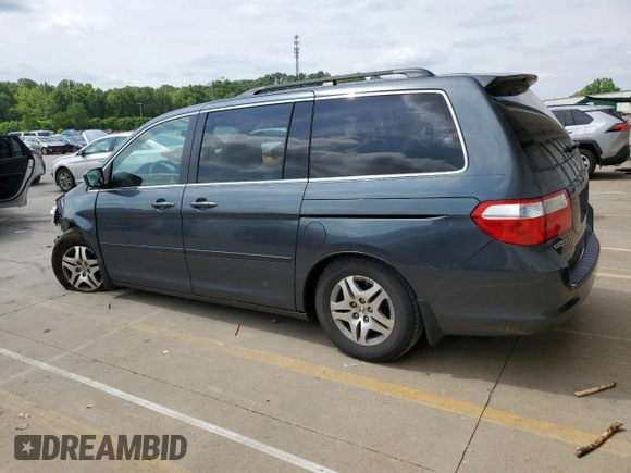 2006 Honda Odyssey EX with VIN 5FNRL38416B446272, listed as a Copart auction lot 57165545 with 219,042 mi miles and Salvage title. Bid and sale history available at DreamBid. Image 2.