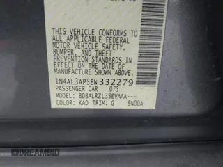 2014 Nissan Altima 2.5 S with VIN 1N4AL3AP5EN332279, listed as a IAAI auction lot 42022777 with 187,344 mi miles. Bid and sale history available at carsss.com. Image 9.